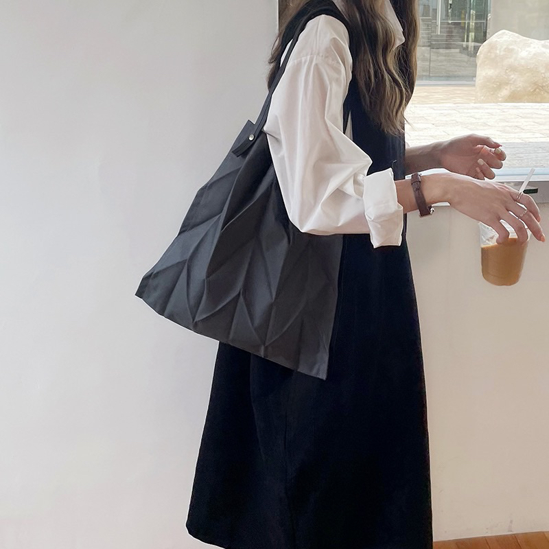 Tas Bahu Kanvas Wanita Tas Cewek Shoulder Rhombic Bag GM 8765