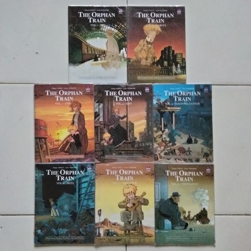 Paket Komik The Orphan Train - Penerbit BIP - Buku 1-8 Tamat Fullset
