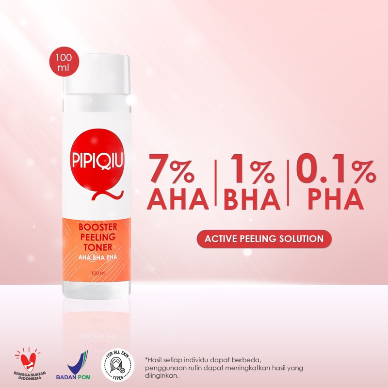 Pipiqiu Booster Peeling Toner AHA BHA PHA 100ml (PPT) Terlaris