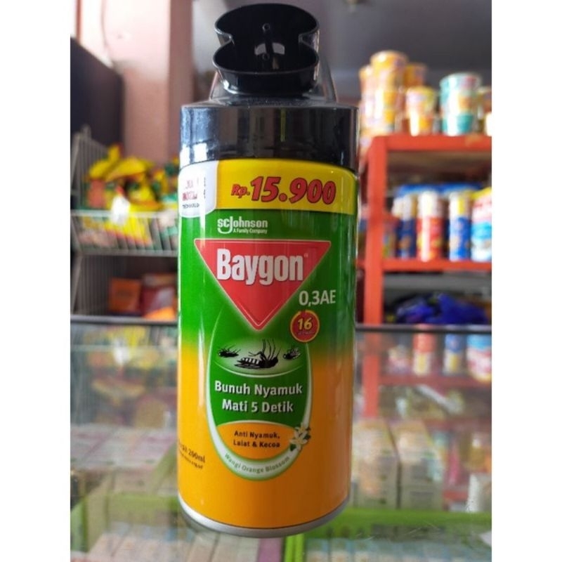 baygon obat nyamuk semprot 200ml varian random