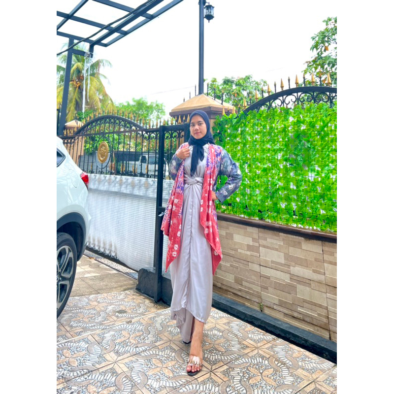 GAMIS KAFTAN IKAT PREMIUM OUTER JUMPUTAN HANDMADE