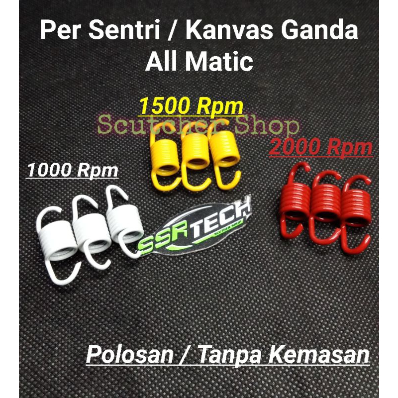 PER SENTRI KAMPAS OTOMATIS GANDA RACING 1500 RPM ALL MATIC BEAT VARIO SPACY MIO XRIDE XEON POLOSAN