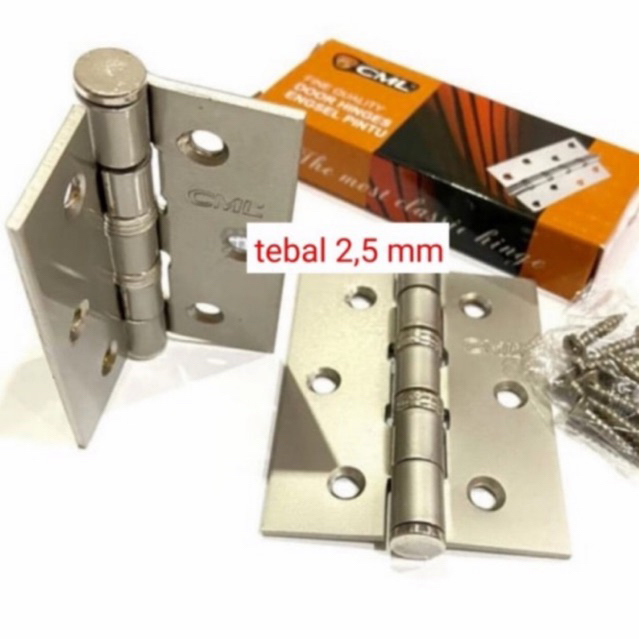 Engsel 3 inc Stainless tebal/ Engsel 3 Inch Stainless Tebal Kodai/ ENGSEL STANLIS KODAI engsel jendela engsel pintu,kunci pintu/jendela