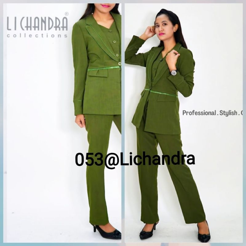 seragam pemda linmas / blazer kerja / seragam wanita / lichandra / original