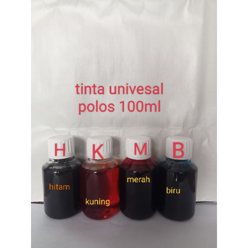 tinta univesal polos 100ml cocok untuk printer Canon.Epson.hp.dlll