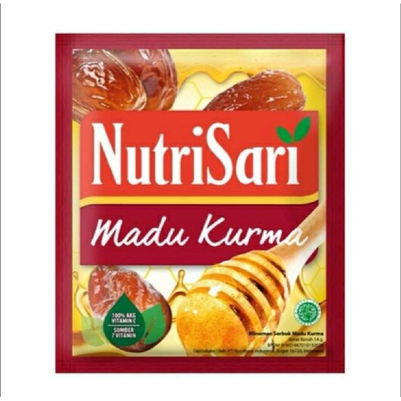 

Nutrisari Madu Kurma Renceng 10 Sachet
