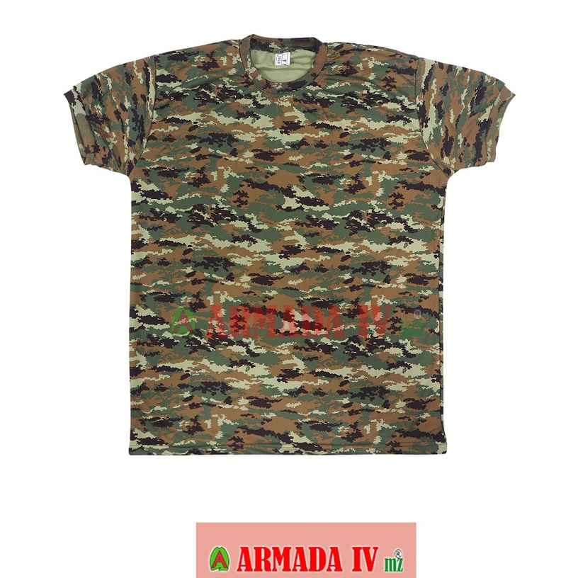 Kaos KOSTRAD Drifit TNI Oblong Loreng Pendek