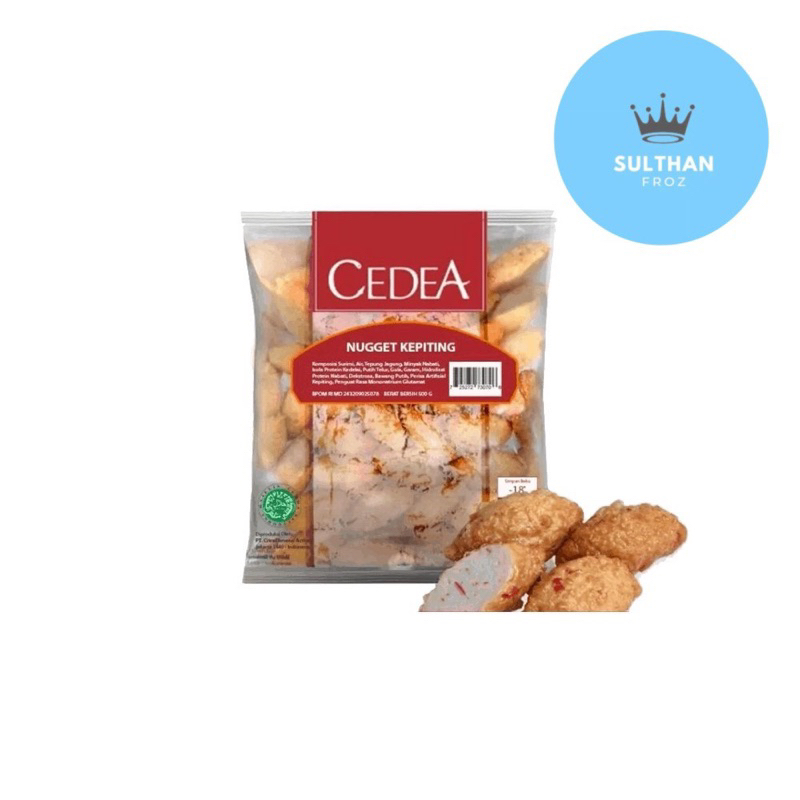 

CEDEA NUGGET KEPITING 500 GR