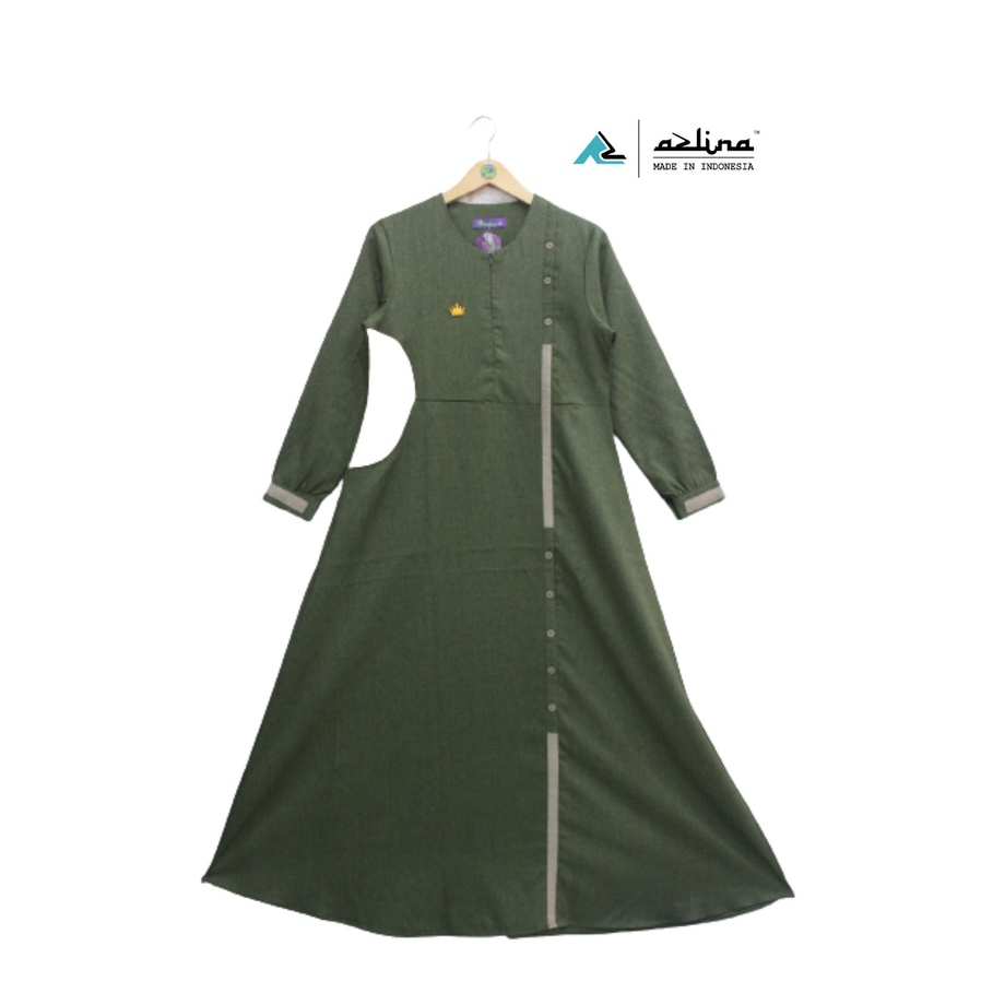 Gamis Wanita Terbaru 2023 Bahan Katun Madinah Premium Fashion Muslim Dress Remaja Modern