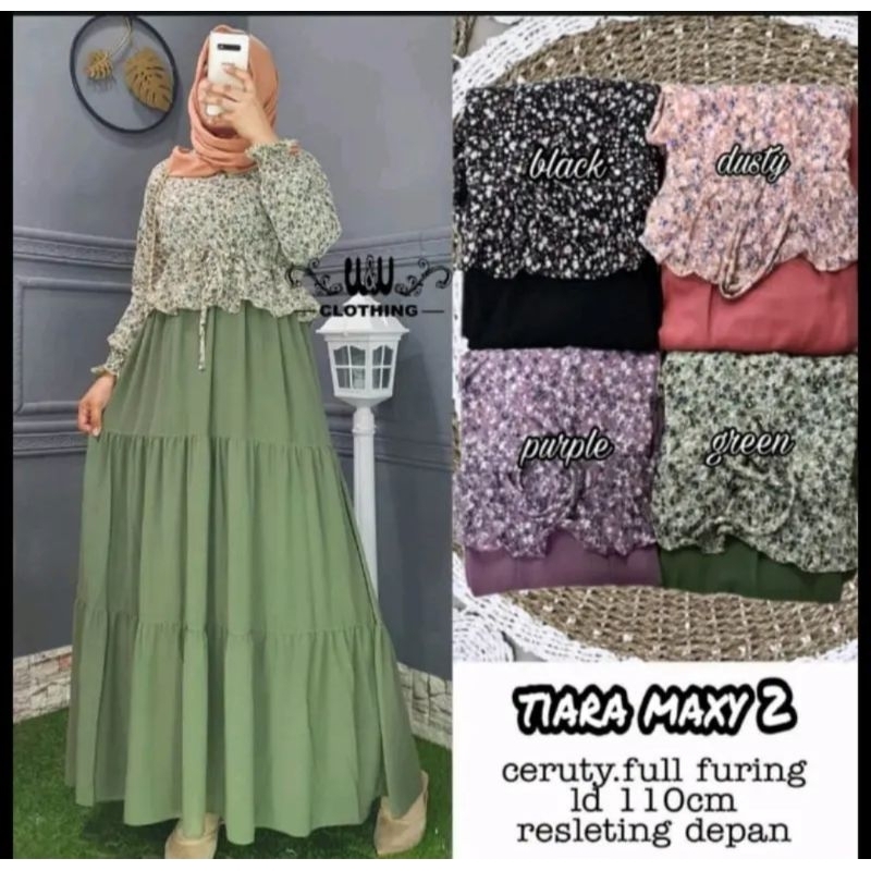 GAMIS TIARA MAXY TERBARU /GAMIS CERUTI BABYDOL