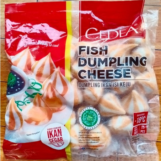

Dumpling Ikan Isi Keju Cedea (Fish Dumpling Cheese) 500gr dan 200gr