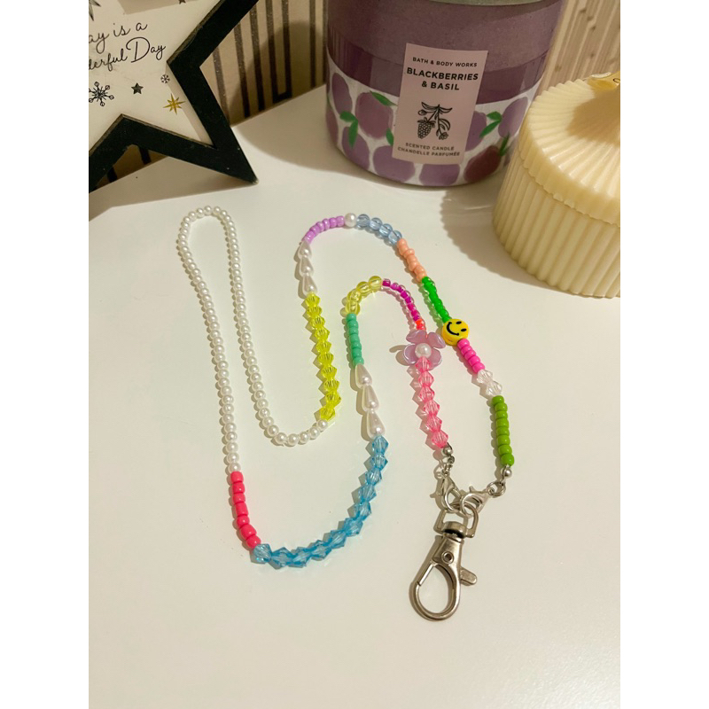 

Beads Lanyard ID Card | tali lanyard id card manik manik beadsin_positive