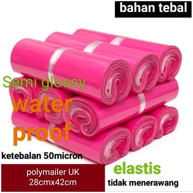

plastik packing polymailer online shop ukuran 28cmx42