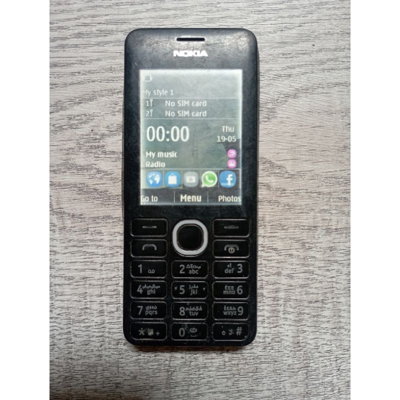 mesin nokia 206 rm 872 normal lcd garis