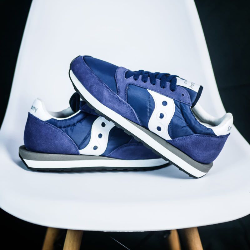Sepatu Saucony Jazz Vintage Navy White