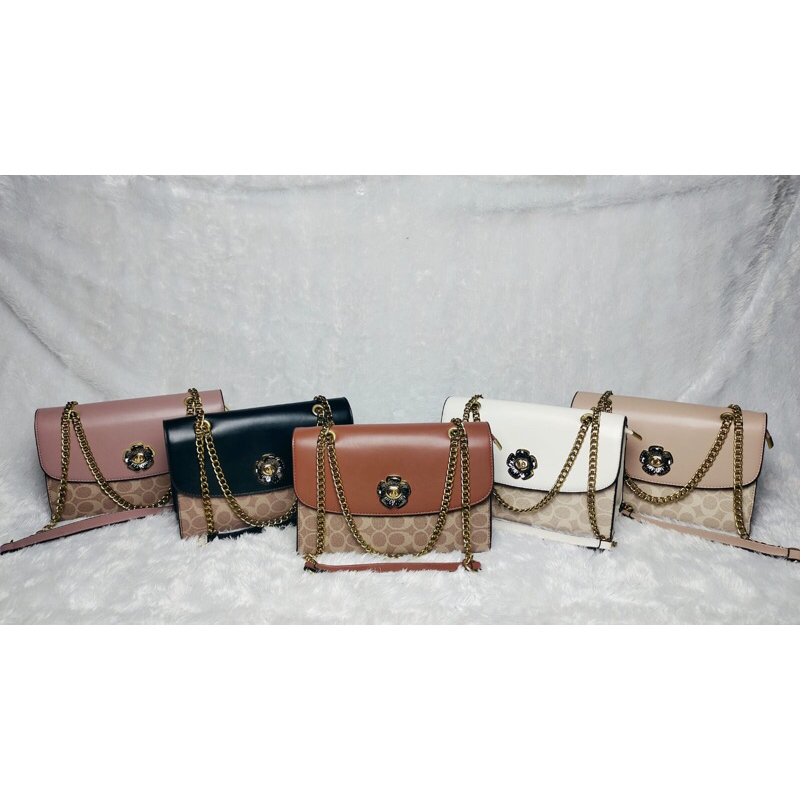 SG1928 syafniegalery tas selempang tali rantai massenger bag mail bag