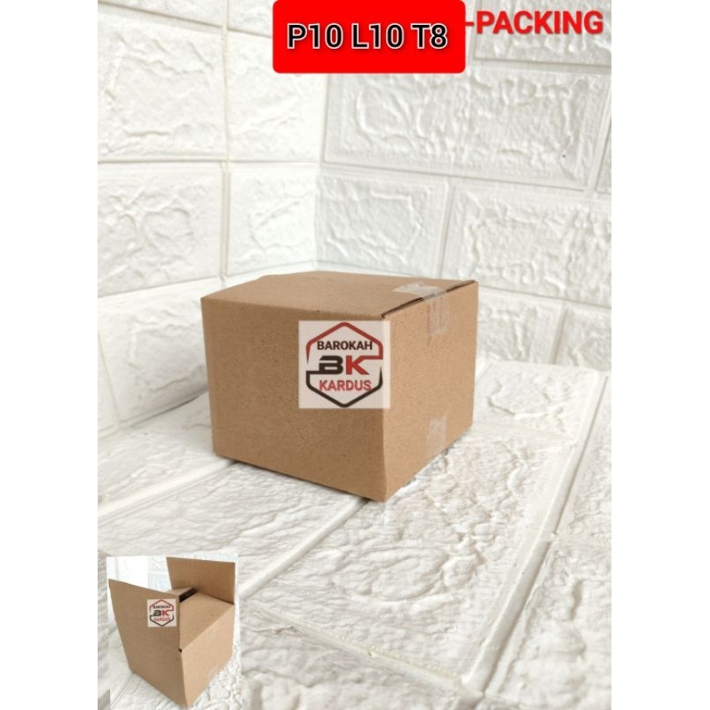 

Kardus 10x10x8 Cm / Kardus Box Packing Polos Tebal Premium