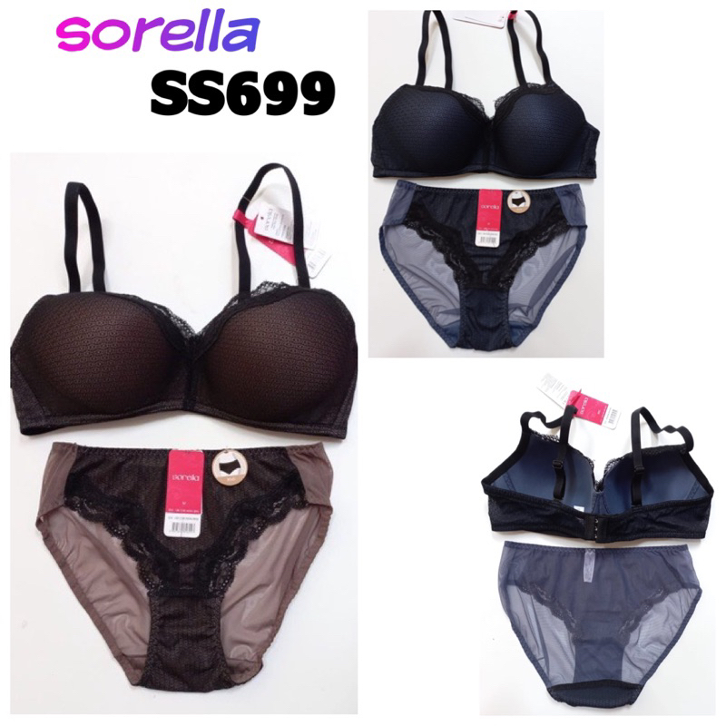 SS699 bra set tanpa kawat sorella 34B