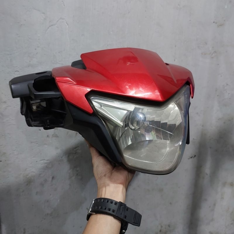 Batok mx king full set batok depan belakang visor reflektor speedometer full set copotan original ya