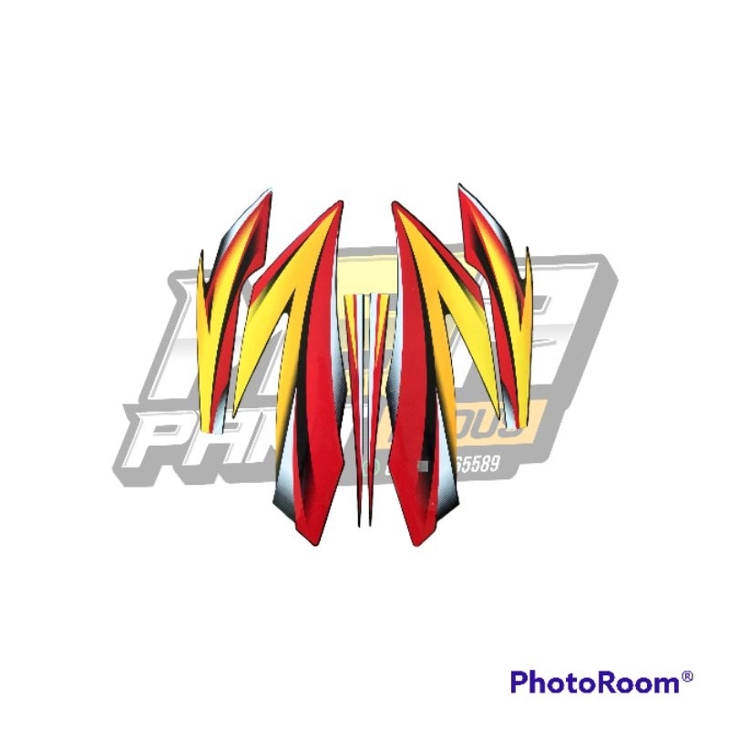 Stripping strip stiker sticker lis polet Honda GL MAX thn.2004 striping gl max pro gl kotak merah