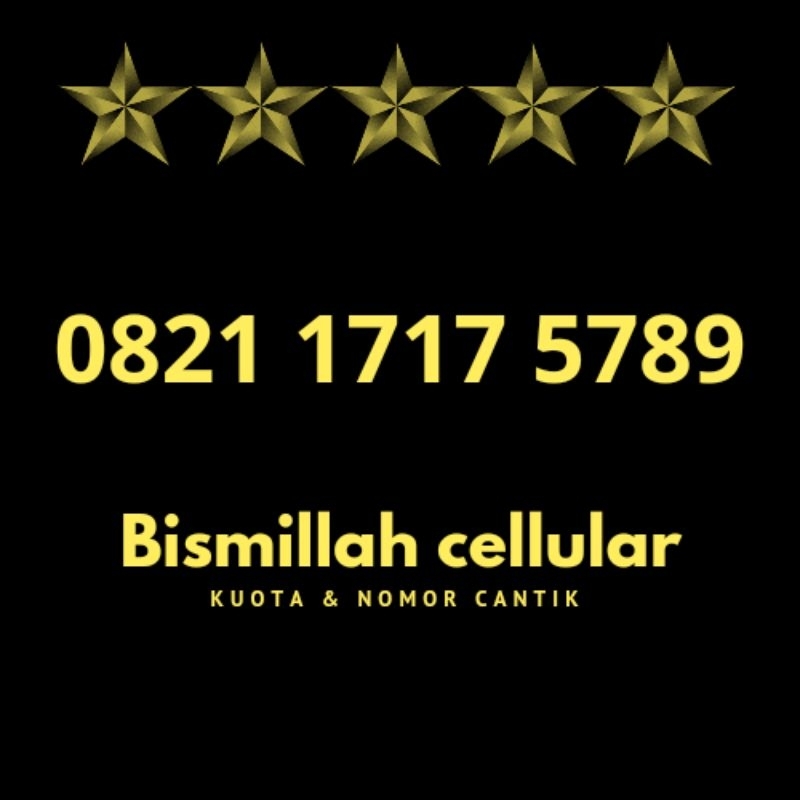 nomor cantik Telkomsel murah 1717 5789