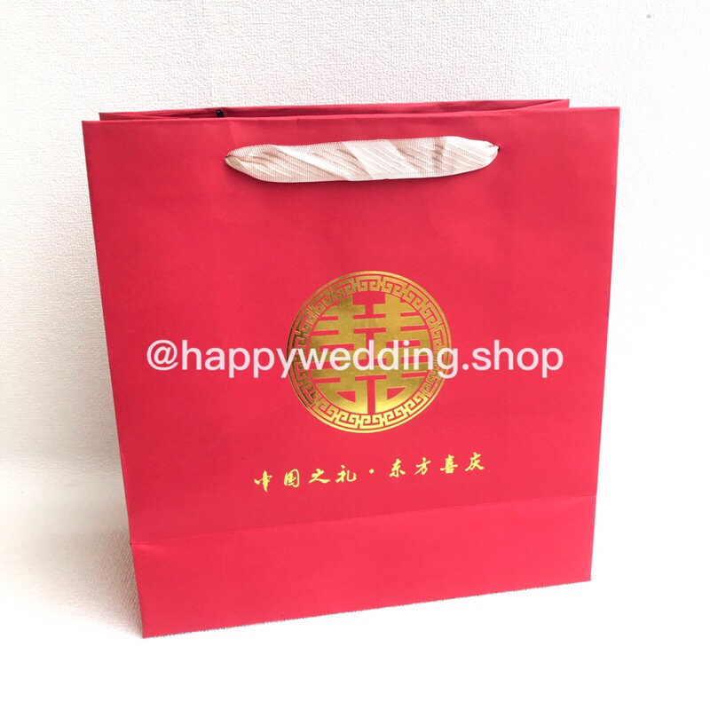 

Paper Bag Wedding Shuang Xi / Tas kado Motif Shuang Xi / Paper Bag sangjid