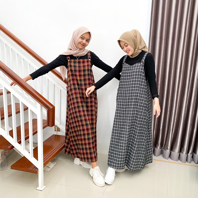 OVERALL FLANEL- ZEYN OVERALL FLANEL- by fefastyle