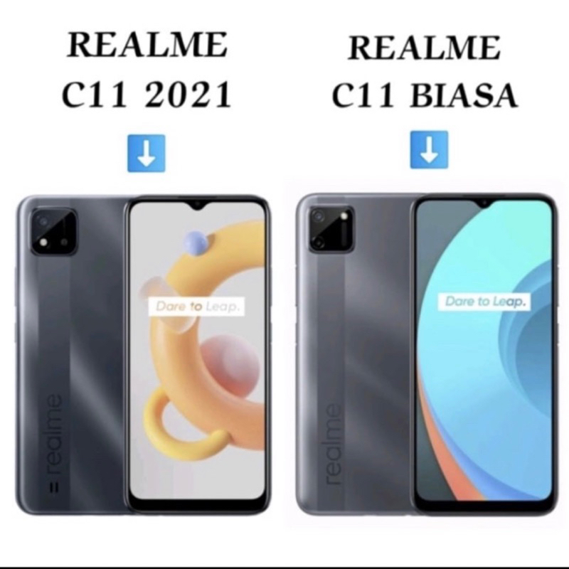 Case Realme C11 2021, C11 Biasa, C20 Lenspro Makaron Full Color Softcase Pro Lensa