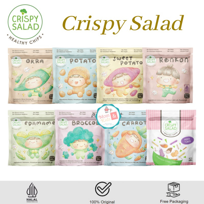 CRISPY SALAD | Keripik Sayur | Snack Cemilan Sehat Anak