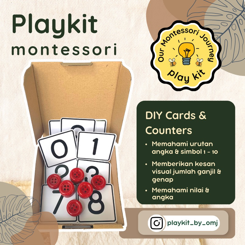 

Playkit Montessori “ Cards & Counters “