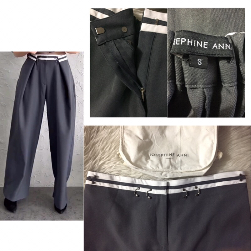 Preloved Camille Pants Gray Size S (Josephine Anni x Anaz Siantar)