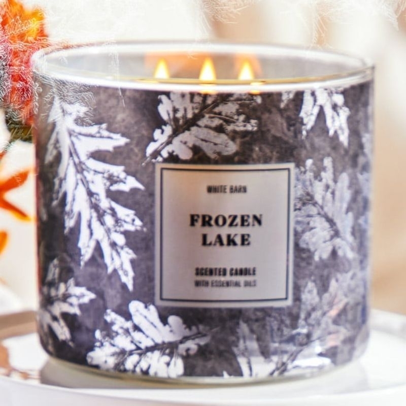 BATH AND BODY WORKS BBW FROZEN LAKE 3 WICK SCENTED CANDLE 411 G