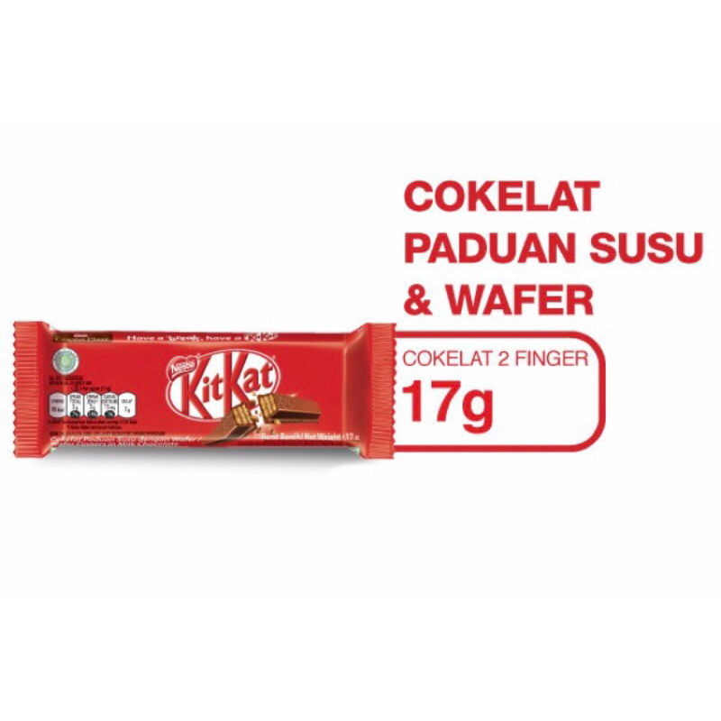 

wafer coklat kitkat 17 gr