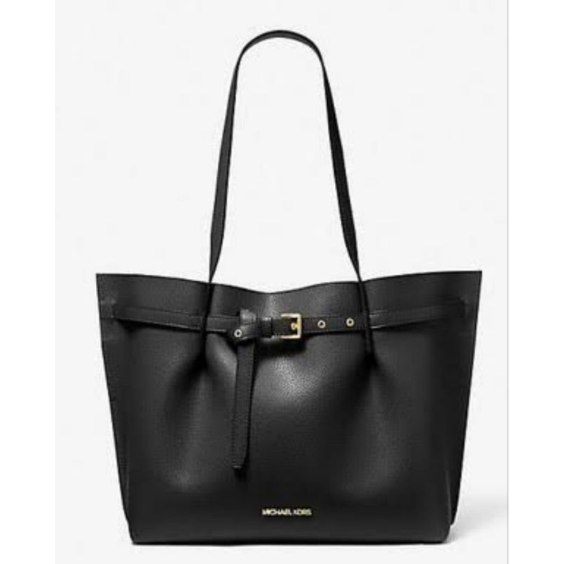 MK emilia large tote black