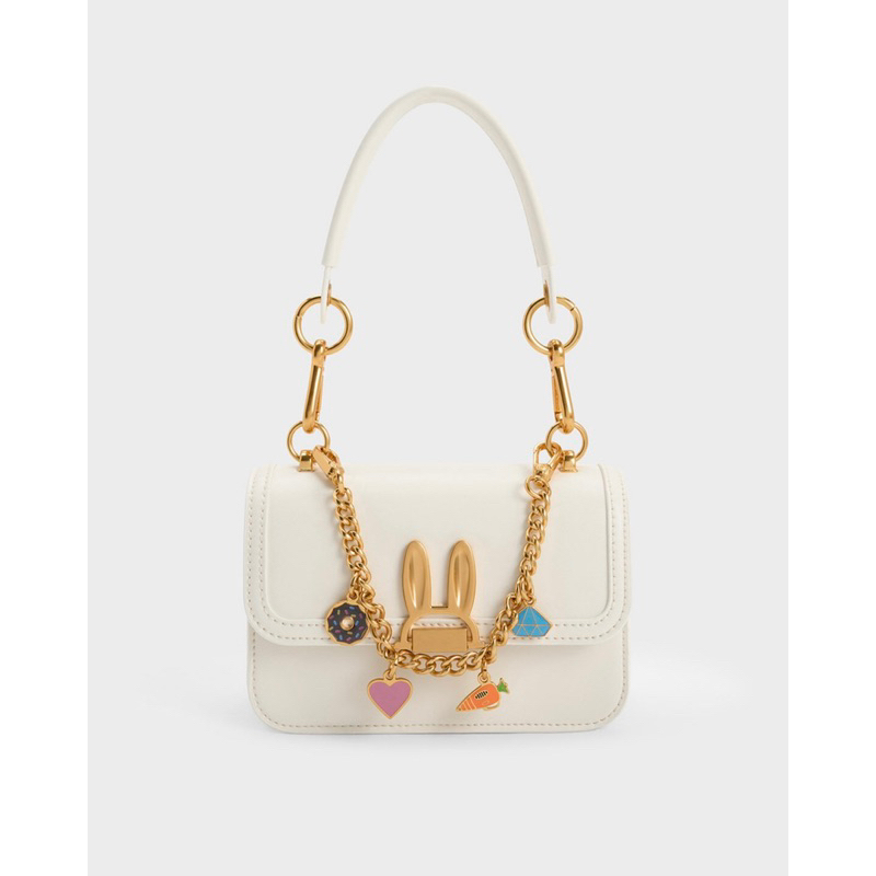 CHARLES & KEITH X DISNEY ZOOTOPIA COLLECTION Judy Hopps Metallic Accent Bag - Brown