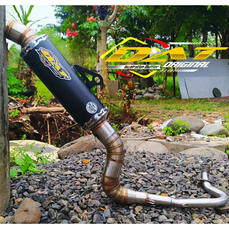 knalpot motor matik mio, vario, aerox original DAT