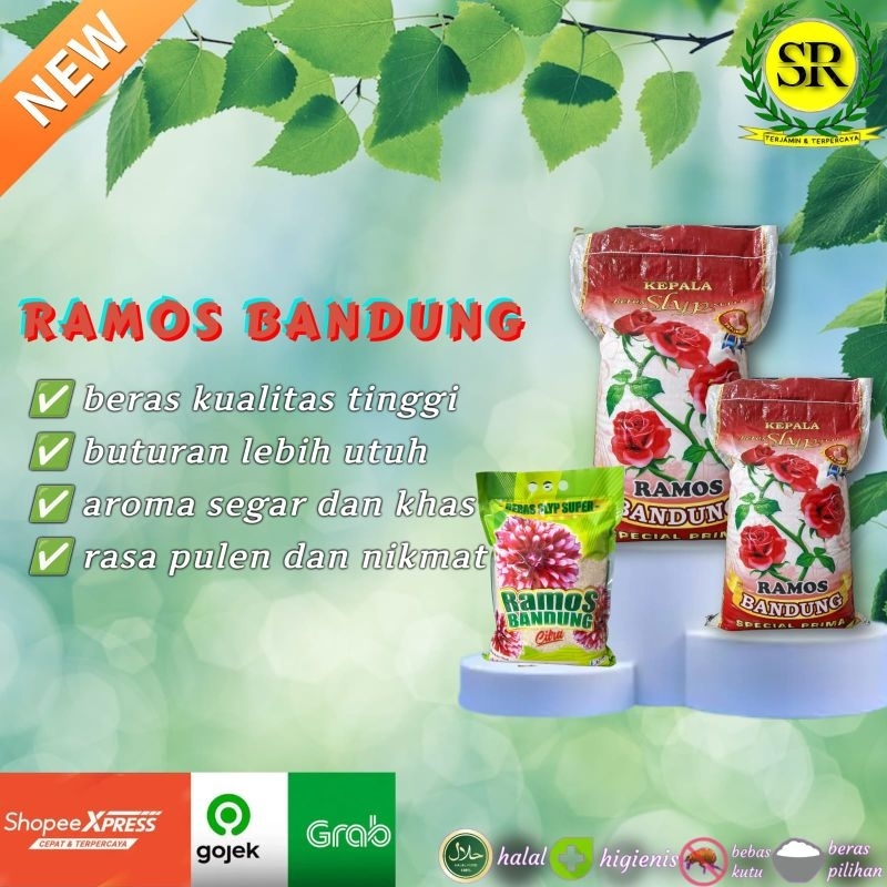 Beras Ramos Bandung 5,10 &amp; 20 kg