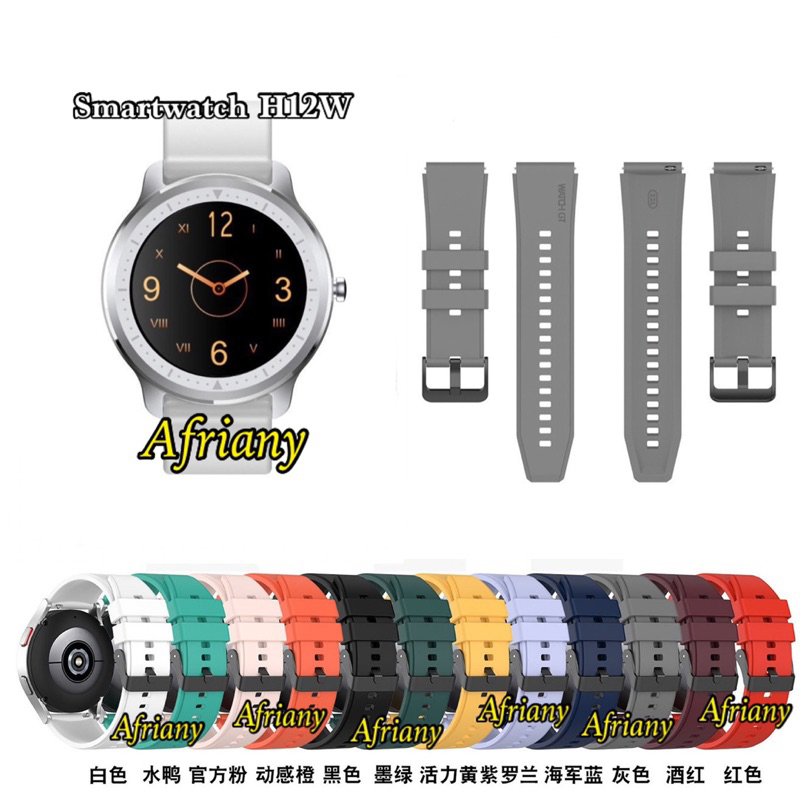 Strap Oase Smartwatch Horizon H12W Rubber Tali Jam Tangan