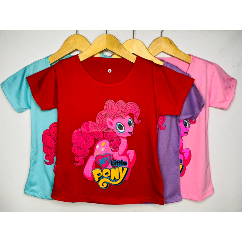 Kaos anak perempuan-kaos lato2-kaos pony 1-10 tahun