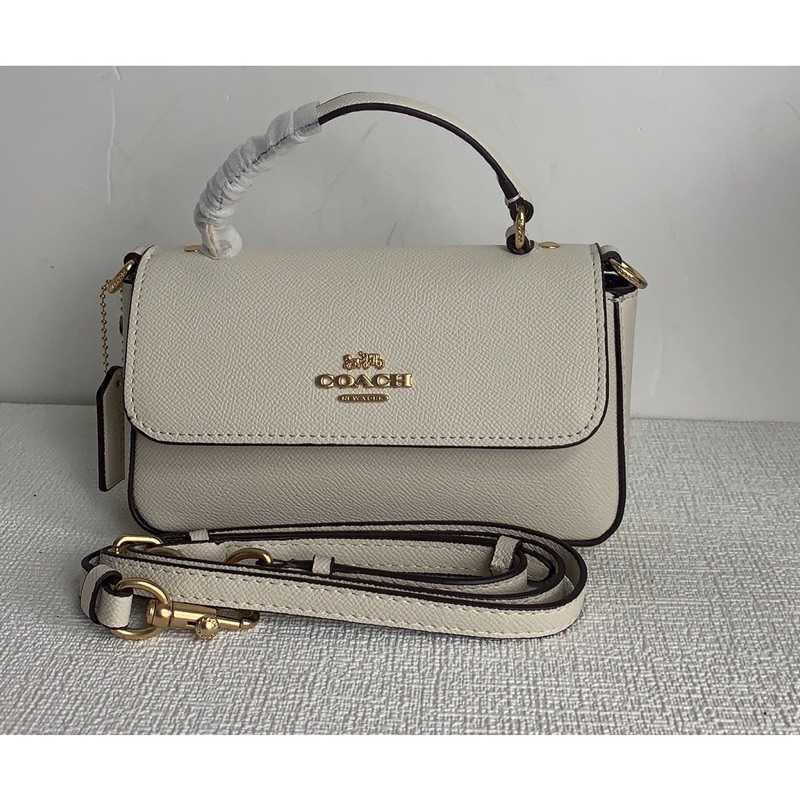 Coach Mini Josie Top Handle Crossbody In Blocked Signature Canvas (CC882)