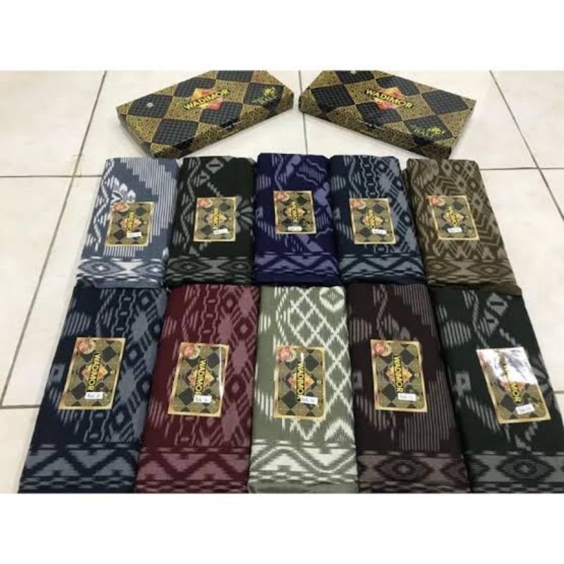 grosir 10 pcs sarung wadimor motif bali 10 potong wadimor bali 555 1 dus 10 pcs