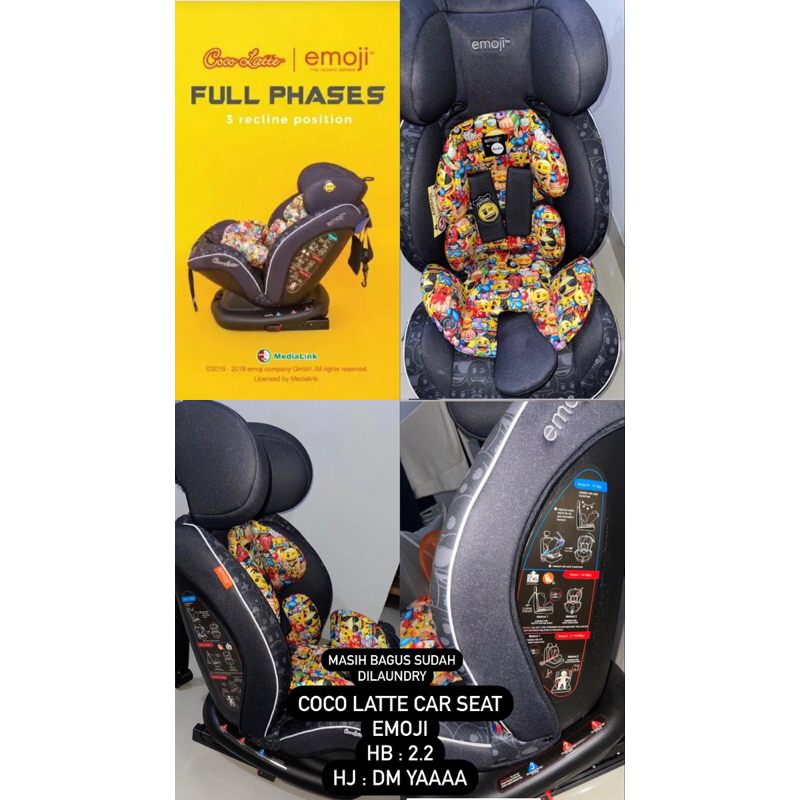 preloved car seat by cocolatte