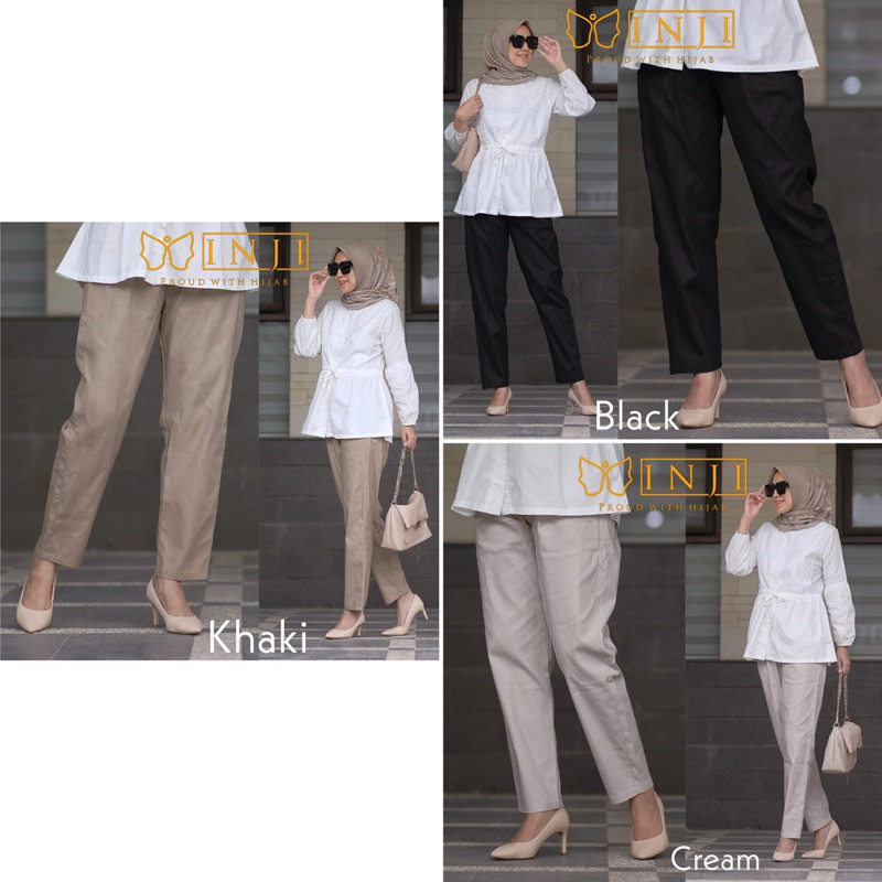 Mika pants Celana Inji original kulot jeans inji