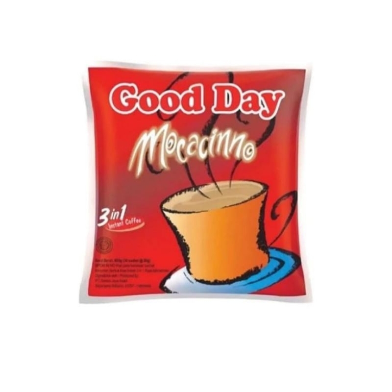 

Good day mocacinno / Kopi goodday mocacinno 1 renceng isi 10