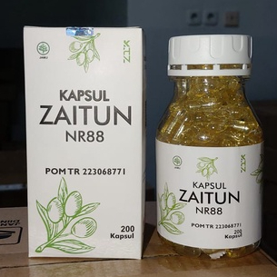 Kapsul Zaitun NR88| minyak zaitun asli 100% -200 kapsul | minyak zaitun murni 100% | minyak zaitun |