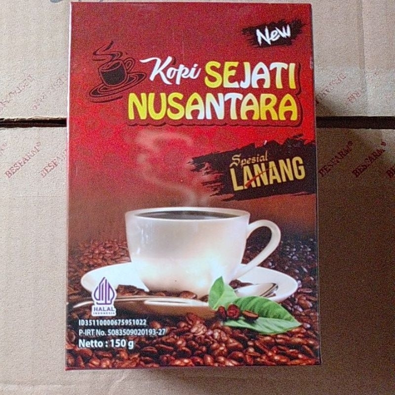 

KOPI SEJATI NUSANTARA LANANG SPESIAL LANANG 1 BOX ISI 15 SACHET