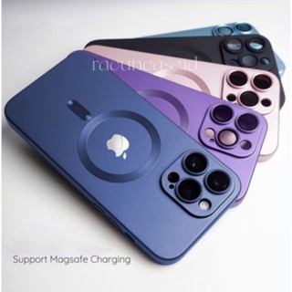 (ADA LOGO APPLE) Case Silikon Magnetik electroplated Dengan Pelindung Lensa Kamera Iphone 11 11 pro 11 pro max 12 12 pro 12 pro max 13 13 pro 13 pro max 14 14 plus 14 pro 14 pro max ultra flex