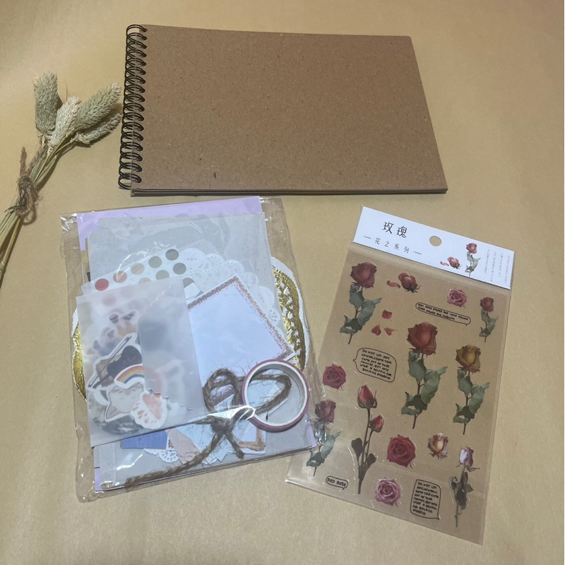 

journaling kit MURAH, paket scrapbook lengkap