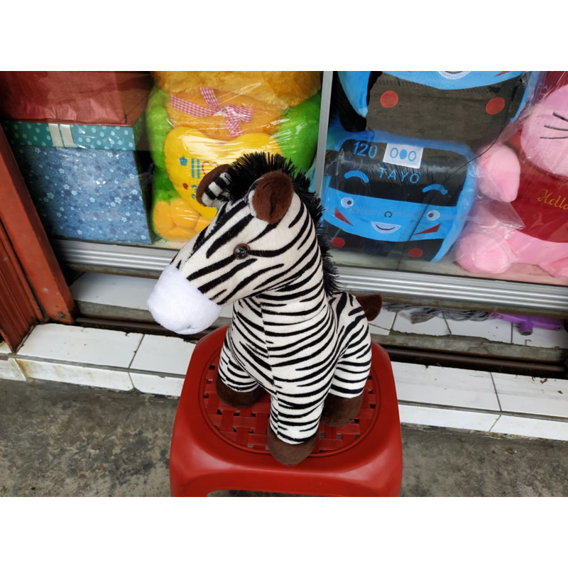 BONEKA KUDA ZEBRA BONEKA KUDA MAINAN KUDA ZEBRA TANGGUNG KUDA LUMPING
