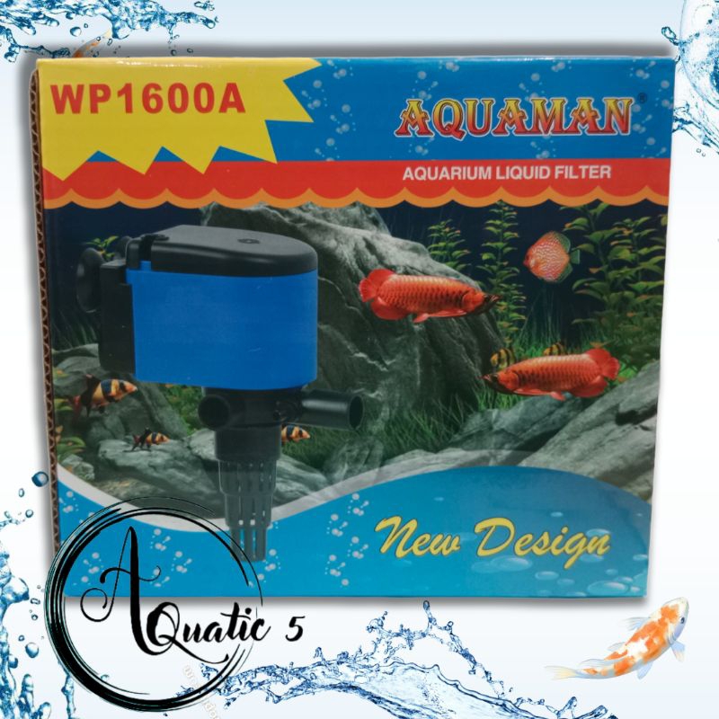 Promo Murah Pompa Kolam Aquarium AQUAMAN WP 1600A